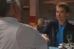 Harold Bishop, Saxon Garvey in Neighbours Episode 