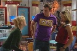 Dee Bliss, Stuart Parker, Steph Scully in Neighbours Episode 