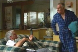 Lou Carpenter, Harold Bishop in Neighbours Episode 4049