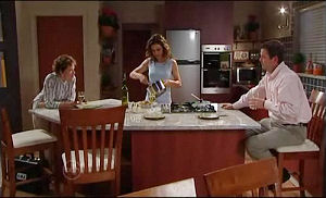 Susan Kennedy, Liljana Bishop, David Bishop in Neighbours Episode 