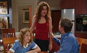 Serena Bishop, Liljana Bishop, David Bishop in Neighbours Episode 4779