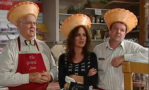 Harold Bishop, Liljana Bishop, David Bishop in Neighbours Episode 4789