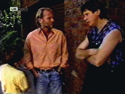 Toby Mangel, Alan Stewart, Joe Mangel in Neighbours Episode 