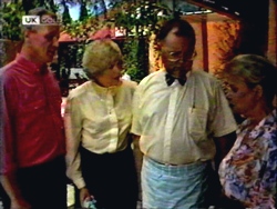 Jim Robinson, Madge Bishop, Harold Bishop, Helen Daniels in Neighbours Episode 1410