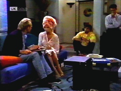 Alan Stewart, Caroline Alessi, Phil Hoffman, Paul Robinson in Neighbours Episode 