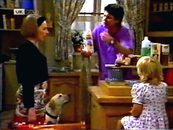 Melanie Pearson, Bouncer, Joe Mangel, Sky Bishop in Neighbours Episode 