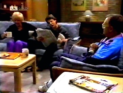 Madge Bishop, Joe Mangel, Harold Bishop in Neighbours Episode 