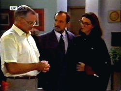 Harold Bishop, Colin Burke, Dorothy Burke in Neighbours Episode 