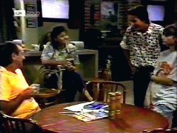 Doug Willis, Pam Willis, Todd Landers, Cody Willis in Neighbours Episode 1417