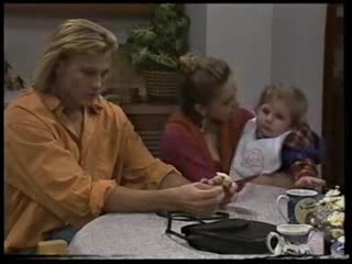 Brad Willis, Lucy Robinson, Andrew Robinson in Neighbours Episode 