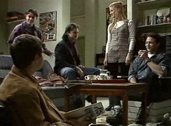 Mark Gottlieb, Rick Alessi, Wayne Duncan, Phoebe Bright, Stephen Gottlieb in Neighbours Episode 2001