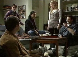 Mark Gottlieb, Rick Alessi, Wayne Duncan, Phoebe Bright, Stephen Gottlieb in Neighbours Episode 