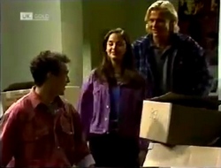 Stephen Gottlieb, Beth Brennan, Brad Willis in Neighbours Episode 2003