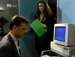 Paul Robinson, Gaby Willis in Neighbours Episode 