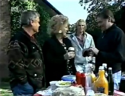 Lou Carpenter, Cheryl Stark, Brad Willis, Doug Willis in Neighbours Episode 