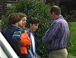 Paul McClain, Hannah Martin, Mike Burns, Philip Martin in Neighbours Episode 