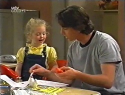 Louise Carpenter (Lolly), Darren Stark in Neighbours Episode 