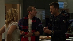 Steph Scully, Toadie Rebecchi, Mark Brennan in Neighbours Episode 7444