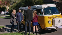 Lauren Turner, Brad Willis, Ned Willis, Piper Willis in Neighbours Episode 