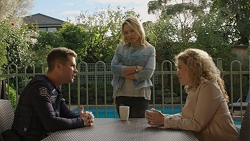 Mark Brennan, Steph Scully, Belinda Bell in Neighbours Episode 7446