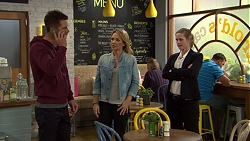 Mark Brennan, Steph Scully, Ellen Crabb in Neighbours Episode 7447