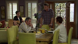 Ben Kirk, Karl Kennedy, Gary Canning, Susan Kennedy in Neighbours Episode 