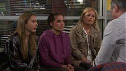 Piper Willis, Paige Novak, Lauren Turner, Karl Kennedy in Neighbours Episode 