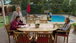 Brad Willis, Lauren Turner, Piper Willis in Neighbours Episode 