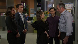 Paige Smith, Jack Callahan, Nikki Jackson, David Tanaka, Karl Kennedy in Neighbours Episode 7460