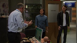 Karl Kennedy, David Tanaka, Leo Tanaka in Neighbours Episode 7460