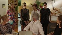 Xanthe Canning, Madison Robinson, Ken Giles, Susan Kennedy, Ben Kirk, Clara Winter in Neighbours Episode 7462