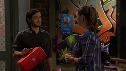 David Tanaka, Amy Williams in Neighbours Episode 7463