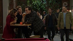 Elly Conway, Ned Willis, Jacka Hills, Brad Willis, Mark Brennan in Neighbours Episode 7466