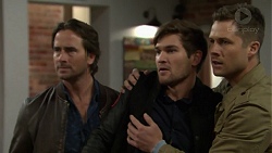 Brad Willis, Ned Willis, Mark Brennan in Neighbours Episode 7466