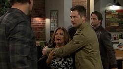 Jacka Hills, Terese Willis, Mark Brennan, Brad Willis in Neighbours Episode 7467