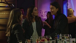 Amy Williams, Elly Conway, Leo Tanaka in Neighbours Episode 7468