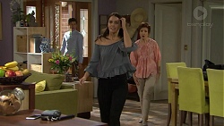 Angus Beaumont-Hannay, Elly Conway, Susan Kennedy in Neighbours Episode 7470