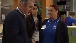 Karl Kennedy, Ben Kirk, Eve Fisher in Neighbours Episode 