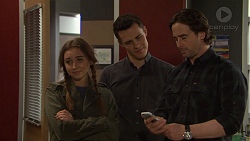 Piper Willis, Jack Callahan, Brad Willis in Neighbours Episode 