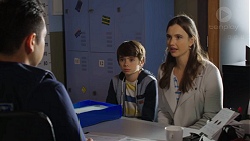 Constable Miles Doughty, Jimmy Williams, Amy Williams in Neighbours Episode 7474