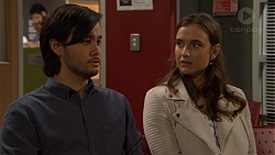 David Tanaka, Amy Williams in Neighbours Episode 