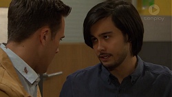 Aaron Brennan, David Tanaka in Neighbours Episode 7474