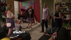 Xanthe Canning, Terese Willis, Gary Canning, Sheila Canning in Neighbours Episode 