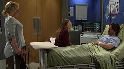 Lauren Turner, Piper Willis, Brad Willis in Neighbours Episode 