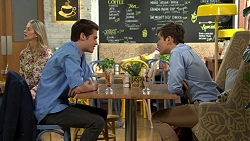 Ben Kirk, Angus Beaumont-Hannay in Neighbours Episode 7480