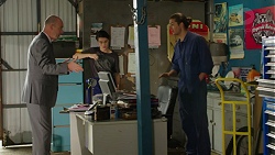 Tim Collins, Ben Kirk, Tyler Brennan in Neighbours Episode 