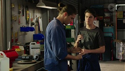 Tyler Brennan, Ben Kirk in Neighbours Episode 7487