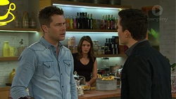 Mark Brennan, Paige Novak, Jack Callahan in Neighbours Episode 