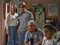 Libby Kennedy, Darren Stark, Lou Carpenter, Toadie Rebecchi in Neighbours Episode 