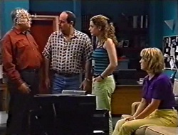 Harold Bishop, Philip Martin, Hannah Martin, Ruth Wilkinson in Neighbours Episode 